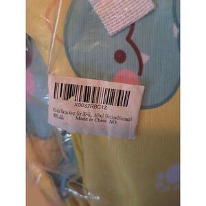 Kids Swim Vest M Yellow Teal‎ Dinosaur